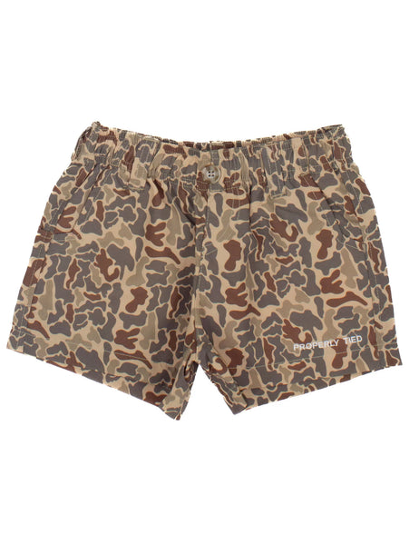 Mallard Shorts in Vintage Camo