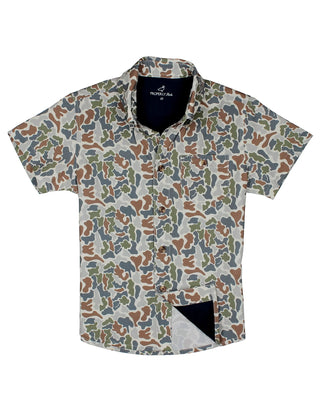 Boys Sportsman Field Shirt - Terra Camo