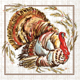 Cocktail Napkin Turkey