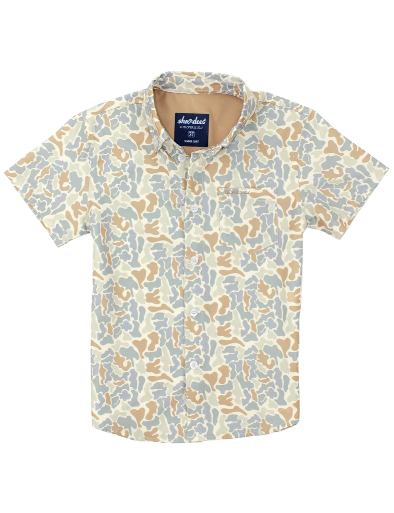 Shordees Summer Shirt in Field Camo
