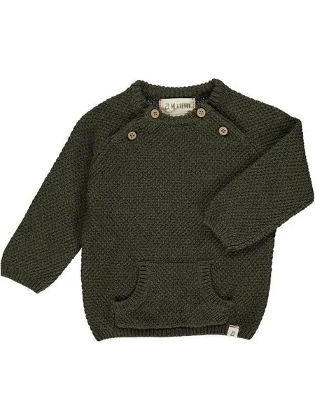 Boys Green Morrison Baby Sweater