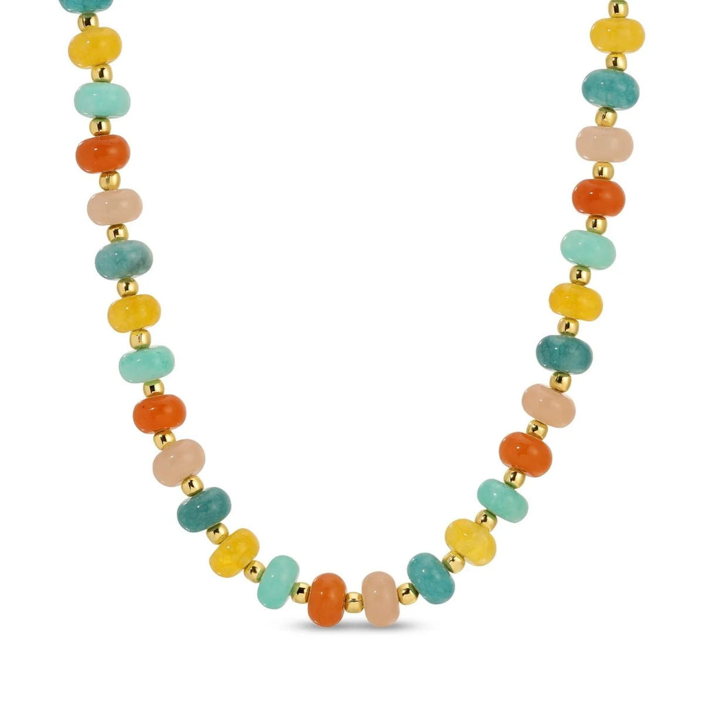 Vibrant Stone Statement Necklace