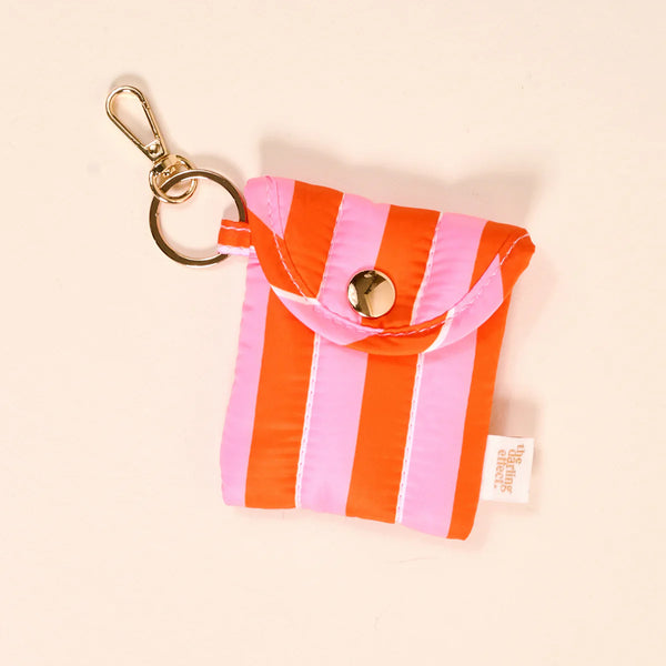 Puffy Earbud Case Keychain (Assorted Styles)