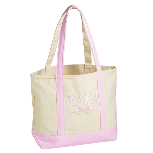 Mama Tote Bag In Pink