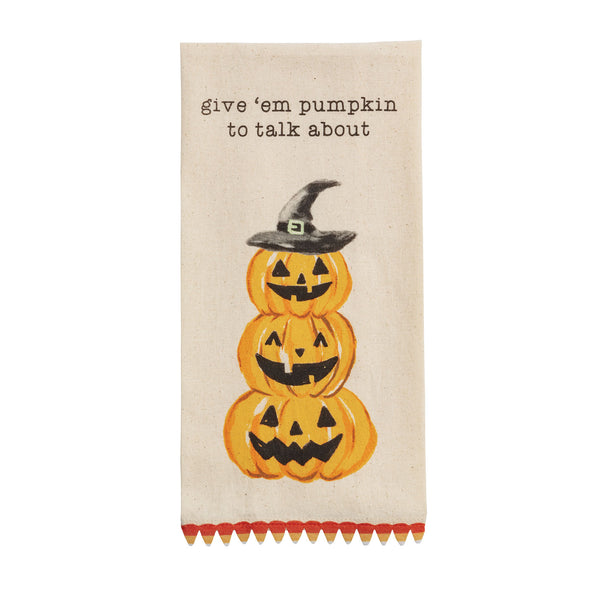 Give 'em Pumpkin Towel