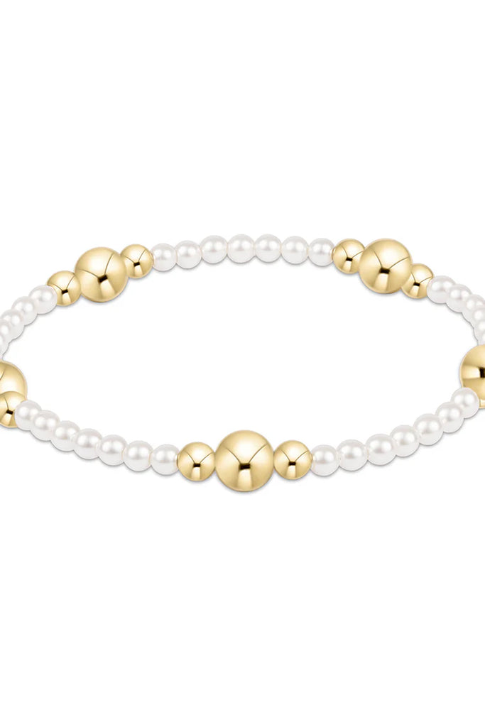 Purpose Gold 6mm Pearl Bracelet