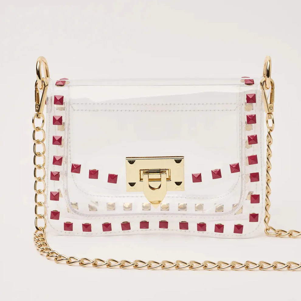 Jackie Maroon Purse