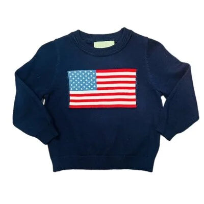 Navy USA Flag Sweater