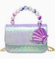 Mermaid Pearl Handle Seashell Bag Purse