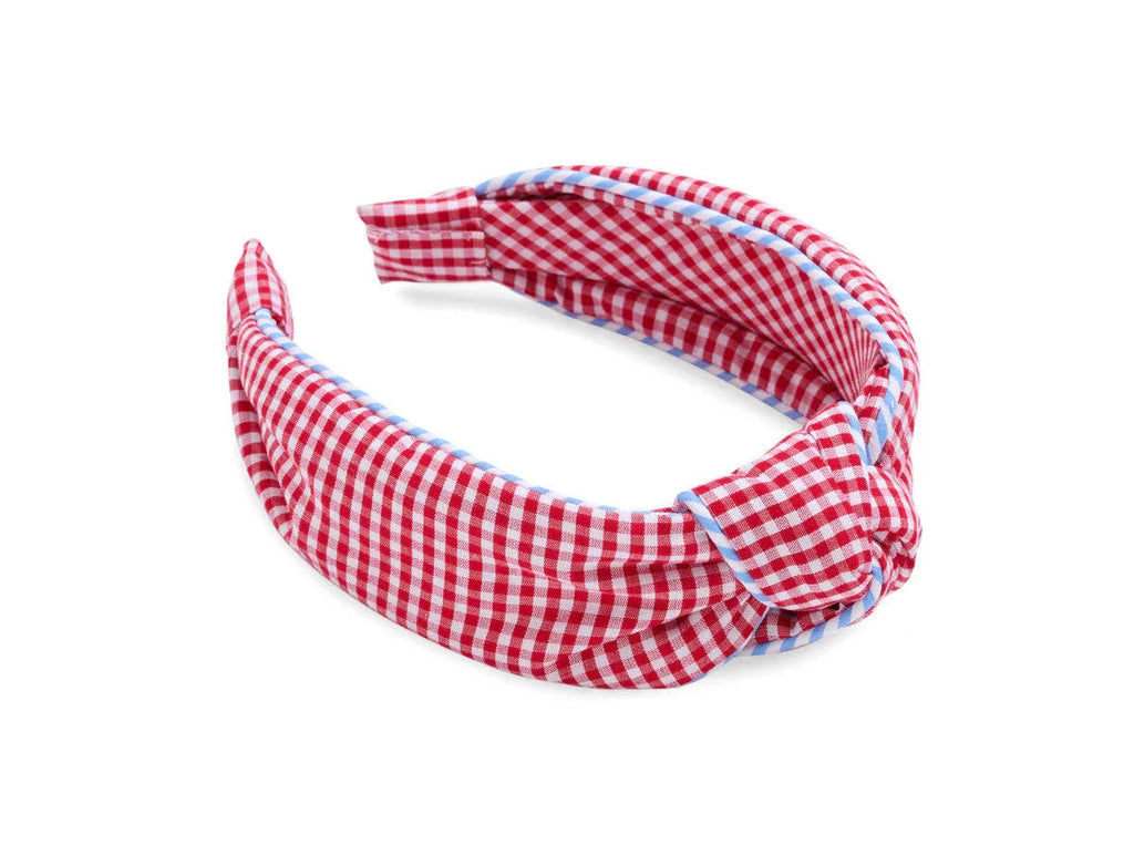 Gingham Knotted Headband