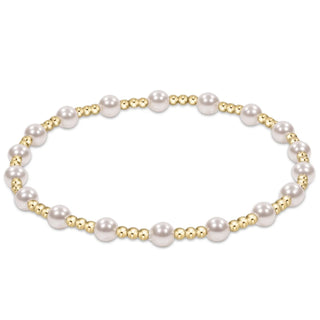 classic sincerity pattern 4mm bead bracelet
