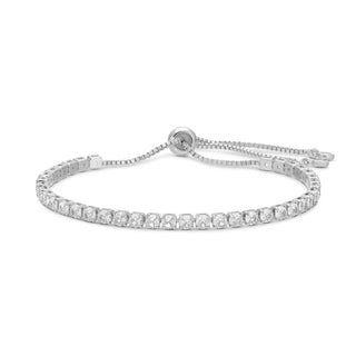 5mm Cubic Zirconia Pulley Tennis Bracelet