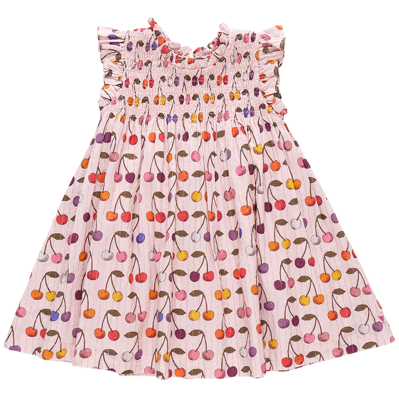 Stevie Dress in Cloud Pink Cherry