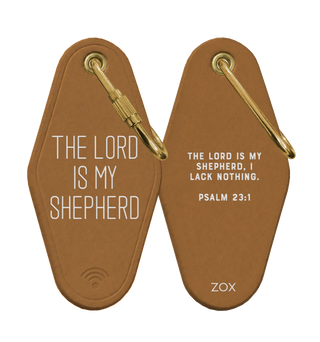 The Lord Is My Shepherd Bible Verse Keychain