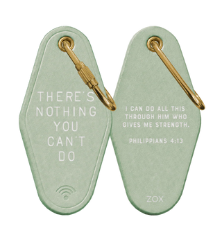 There's Nothing You Can't Do Bible Verse Keychain