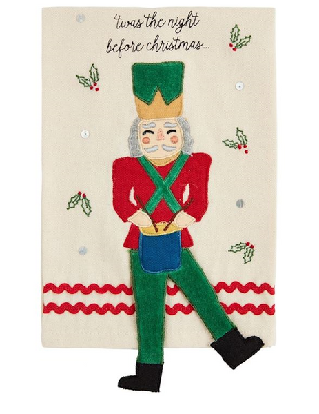 Twas Nutcracker Dangle Towel