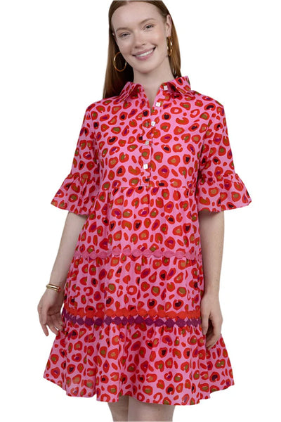 Spotted Leopard Pink Dress