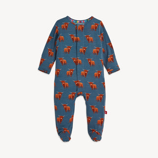 Word to Your Herd Modal Magnetic Footie Sleeper