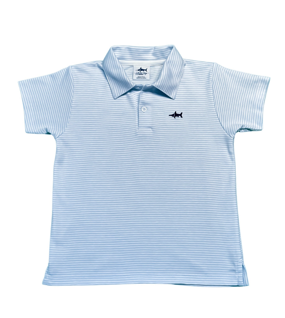 SBC Signature Polo- Blue Stripe