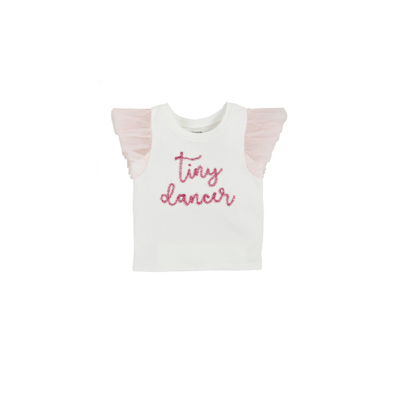 White Tiny Dancer Sparkle Tee