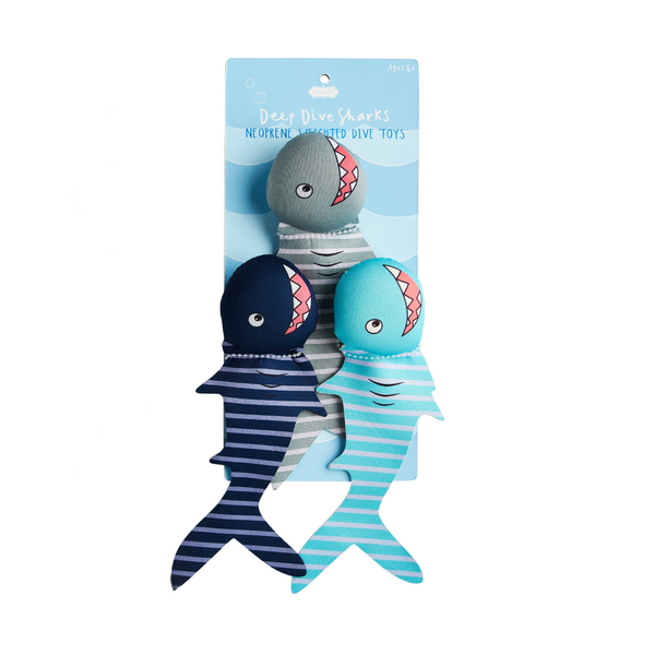 Neoprene Dive Toys in Mermaid or Shark