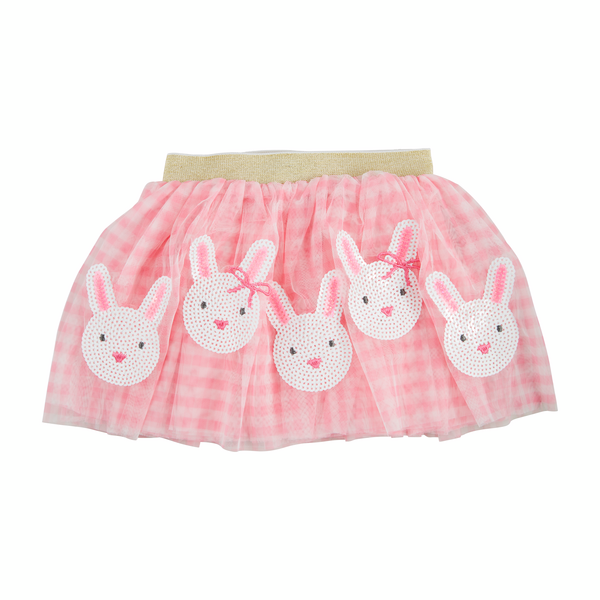 Easter Sequin Tutu Pink Gingham