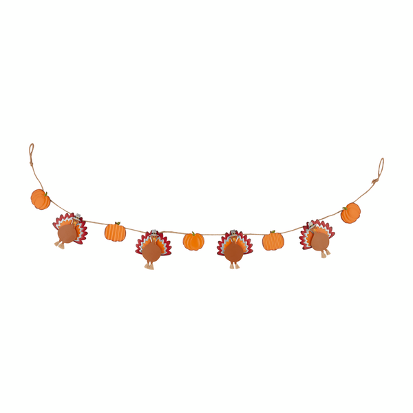 Turkey & Pumpkin Garland