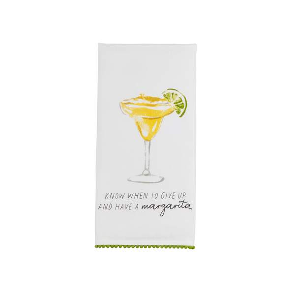 Give Up & Have a Margarita Printed Towel