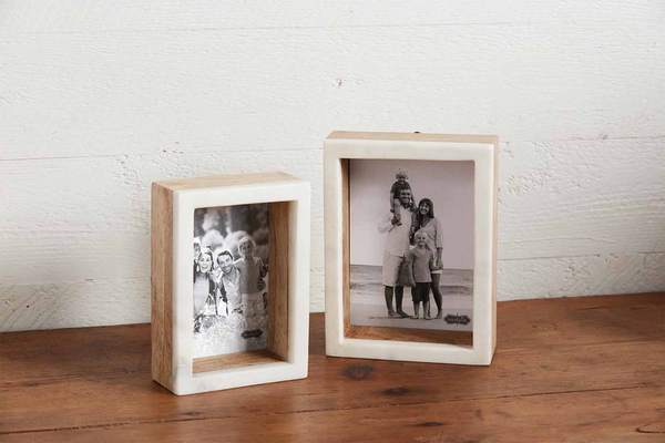 Marble Block Picture Frame in Small & Large