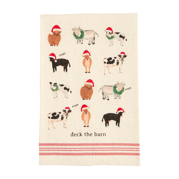 Deck The Barn Multi-Animal Towel