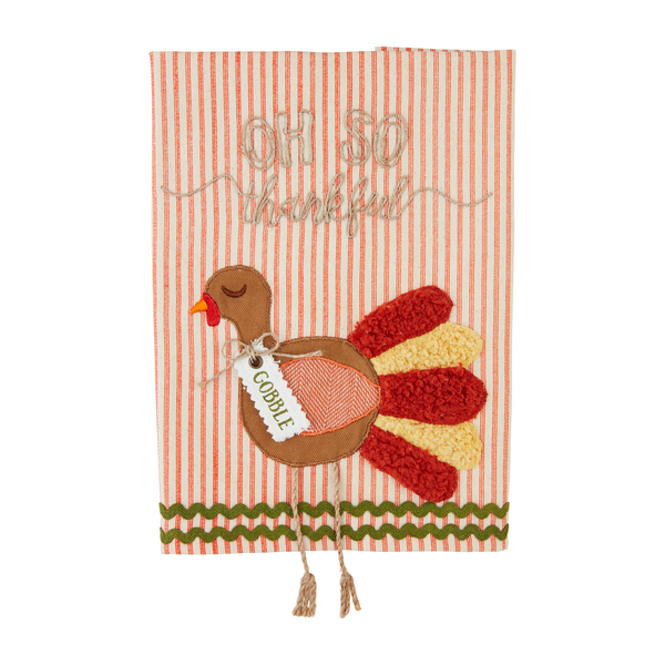 TURKEY THANKSGIVING DANGLE LEG HAND TOWEL