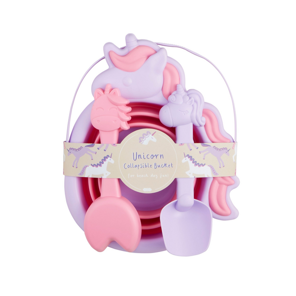 Unicorn Collapsible Sand Bucket Set