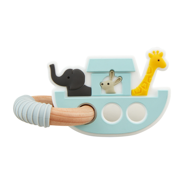 Blue Noah's Ark Teether