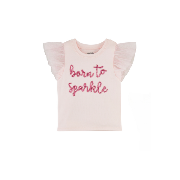 Pink Born To Sparkle Tee