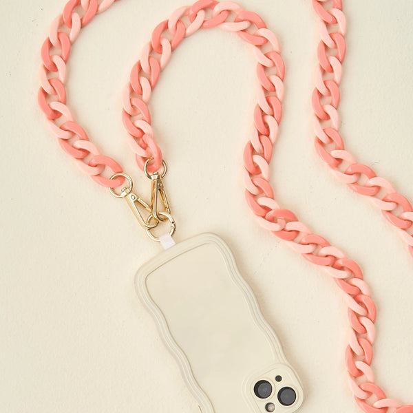 Duo Rose Hold the Phone Crossbody Chain