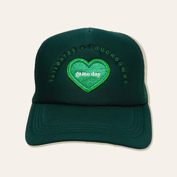 Game Day Trucker Hat- Green