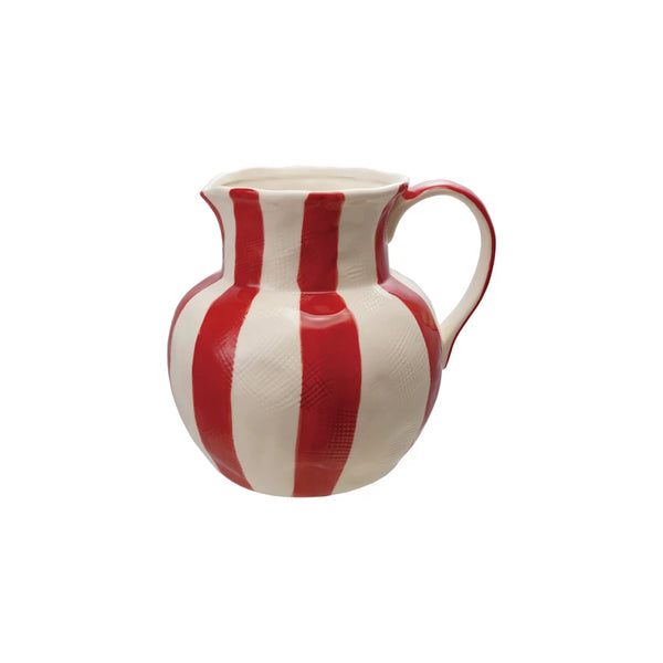 Red & Cream Pitcher