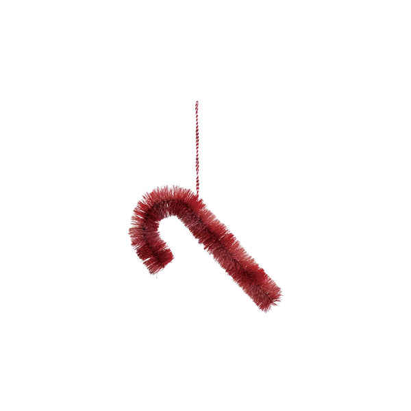 Candy Cane Ornament, Pink and Red