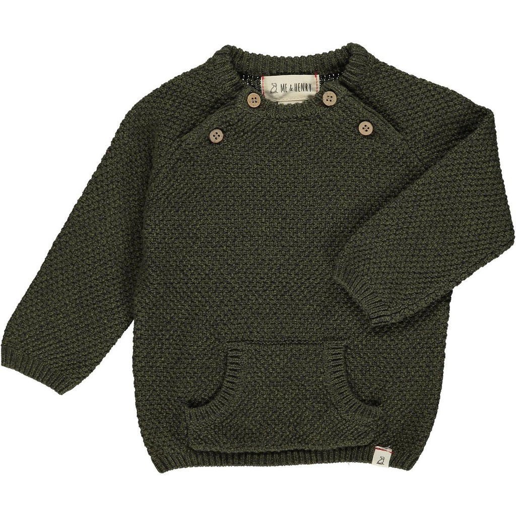 Morrison Baby Sweater Green