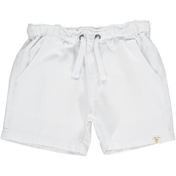 HUGO twill shorts WHITE