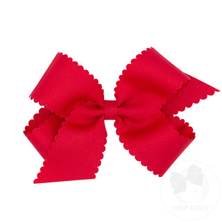 Medium Bow Scalloped Edge