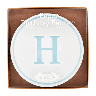White Paper Birthday Banner