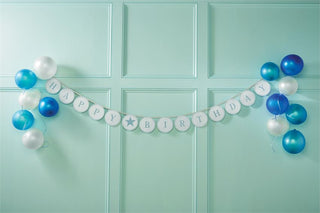 White Paper Birthday Banner