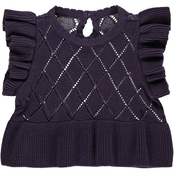 KNIT collar vest