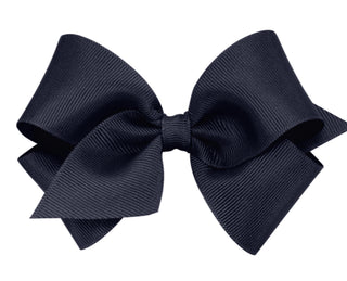 Mini King Classic Grosgrain Hair Bow (Plain Wrap)