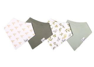 Bandana Bib Set 4-Pack (Assorted Styles)