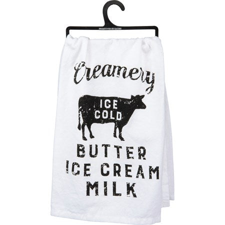 Kitchen Towel - Creamery Butter Ice Cream Milk