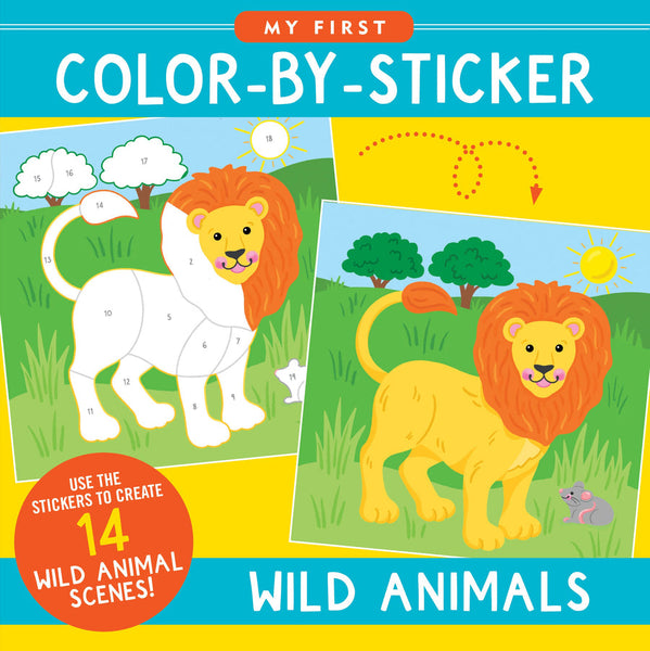 Color By Sticker Wild Animals