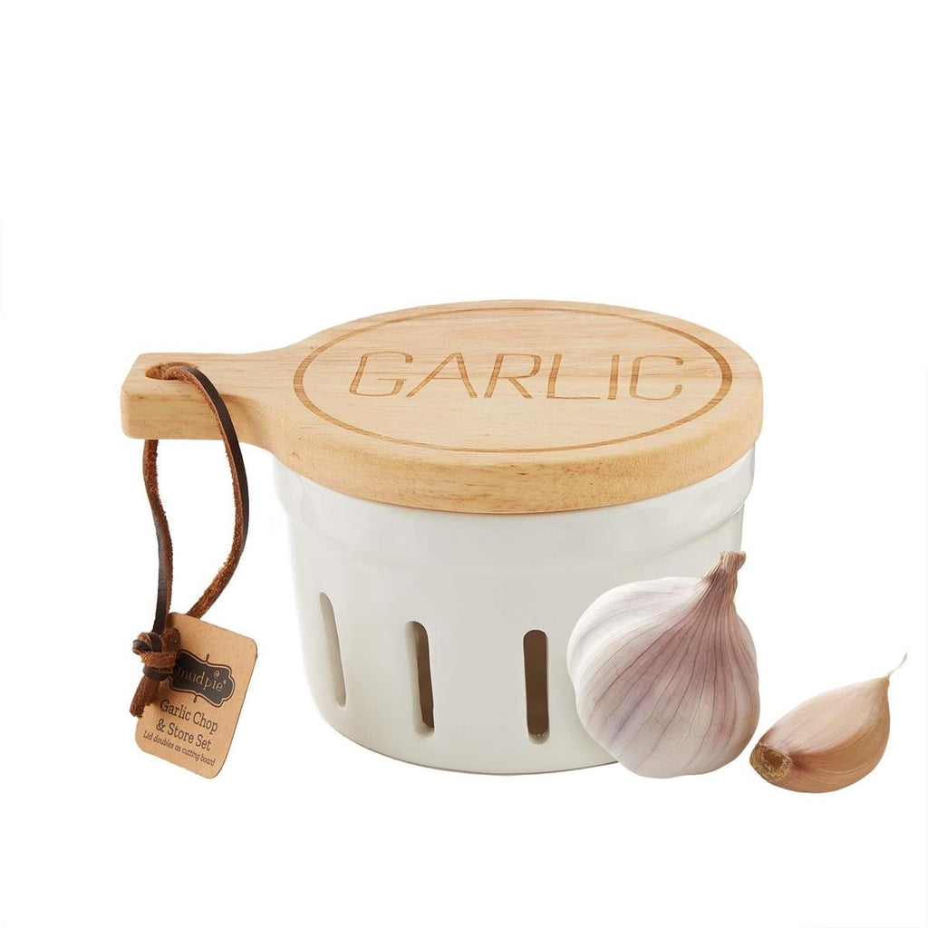 Garlic Cop & Store Set
