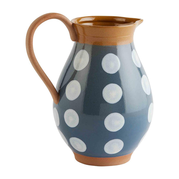 DOT BLUE PITCHER